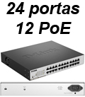 Switch D-Link DGS-1100-24P 24 portas Gigabit 100W PoE
