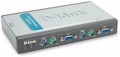Switch KVM 4 portas D-Link DKVM-4K, sa�das D-SUB e PS/2#100