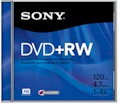 Mdia DVD+RW Sony 4.7GB, 120 min. DPW47R2#98