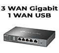 Roteador VPN Gigabit TP-Link ER605 Omada at 4 WANs LB2