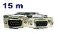 Extenso SVGA HD Labramo 10287 VGA-Macho VGA-fmea, 15m1