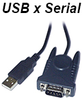 Conversor USB para Serial Flexport  F1411 - 1m 