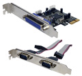 Placa PCI-e, 2 seriais, 1 paralela FlexPort perfil alto#100