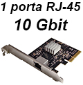 Placa de rede PCIe 1 porta 10Gbit RJ45 Flexport F2G13E2