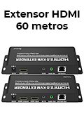 Extensor KVM HDMI 4K 2.0 60Hz Flexport FX-HKE60C 60m