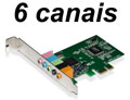 Placa de som 5.1 PCI-e Multilaser GA140 alto perfil