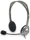 Headset Logitech H110 981-000305 p/ Skype#100