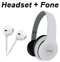 Headset com fone de ouvido e microfone OEX HF100, P2