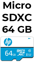 MemoryCard 64GB MicroSDHC HP mx310 30/100MB/s#100