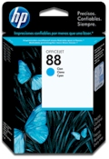 Cartucho de tinta HP C9386AL (88) ciano 9ml K550, K5400#98