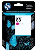 Cartucho tinta HP 88 C9387AL magenta 13ml p/ OfficeJet