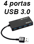 HUB USB 3.0 C3Tech HU-310, 4 portas 480Mbps e 5Gbps2