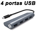 HUB USB 3.1 entrada USB-C c/ 4 portas USB-A Comtac 9339#98
