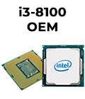 Processador Intel i3-8100 3.6GHz 6MB  LGA1151 8G OEM2