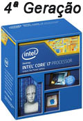 Processador Intel I7-4790K LGA-1150 4 GHz 8MB, 4Core 4G