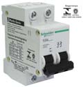 Disjuntor Schneider Electric  K32A2C20, 20A X 2 polos2