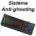 Teclado gamer C3Tech KG-50BK 19 teclas antighosting USB