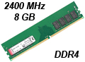 Memria 8GB DDR4 2400MHz Kingston KVR24N17S8/8 CL172