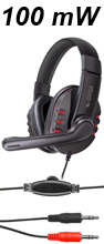 Headphone com microfone Leadership Gamer 0315 P2 100mW#98