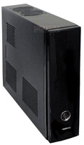 Gabinete ATX slim torre Casemall S102 Luna Black 440#100