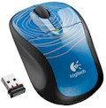 Mouse sem fio Logitech M305, 910-001899, 1000 dpi, azul#100