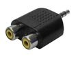 Adaptador estreo mini-jack P2 p/ 2 RCA fmea 5.1.700992