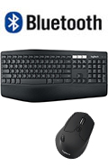 Teclado e mouse s/ fio Bluetooth Logitech MK850 100 DPI#98