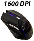 Mouse Gaming K-Mex MO-G335 6 botes, at 1600 DPI USB#100