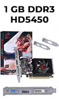 Placa vdeo PCYes AMD Radeon HD5450 1GB 64 HDMI DVI VGA2