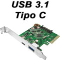 Placa PCI-e c/ 2 portas USB 3.1 tipo A e C Comtac 9327