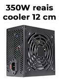 Fonte ATX 350W reais C3Tech PS-350BK 24 pinos c/ chave