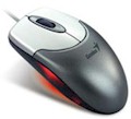 Mouse optico Genius NetScroll Eye Metallic PS/22