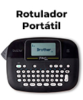 Rotulador porttil eletrnico Brother PTM95BK p/ fitas no laminadas
