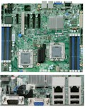 Placa me Intel S5500BC C/ RAID, LGA1366 Xeon dual 5500