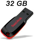 Pendrive SanDisk Cruzer Blade 32GB, SDCZ50-032G-B35