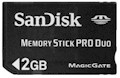 Memory Stick PRO Duo de 2GB Sandisk MagicGate p/ Sony#98