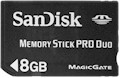 Memory Stick PRO Duo de 8GB Sandisk MagicGate p/ Sony#98