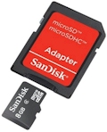 Memory Card micro SDHC 8GB Sandisk SDSDQM-008G-B35A