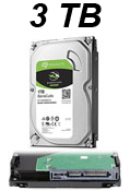 HD Seagate Barracuda 3TB SATAIII 256MB 6Gbps 190MBps2