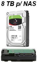 HD 8TB cache 256MB Seagate Ironwolf ST8000VN p/ NAS#100