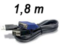Cabo KVM TrendNet TK-CU06 1,8m USB p/ TK-803R TK-1603R#98