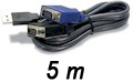 Cabo KVM TrendNet TK-CU15 5m USB p/ TK-803R TK-1603R2
