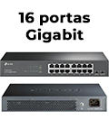 Switch rack TP-Link TL-SG1016D, 16 portas Gigabit 32Gbps c/ PPB