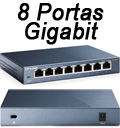 Switch desktop 8 portas TP-Link TL-SG108, 1000Mbps 1Gb
