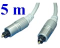 Cabo de fibra ptica 1+1, TosLink SPDIF, Tblack c/ 5 m.2