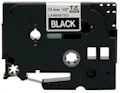 Fita preta c/ letra branca Brother TZe-335, 12 mm
