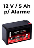 Bateria p/ Alarme 12V Unipower UP12-SEG 5Ah