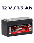 Bateria chumbo-acido Unipower UP1213 12V, 1.3Ah F187