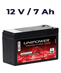 Bateria chumbo-acido Unipower UP1270E, 12V, 7Ah, F187