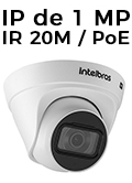 Cmera Dome IP Intelbras VIP 1020 D G2 720p 30fps 20m2